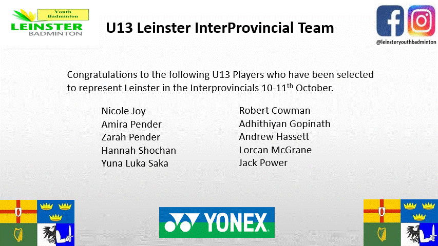 U13 Interpro Announcement